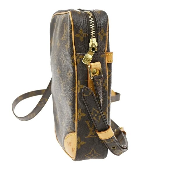 LOUIS VUITTON Danube Shoulder Bag Monogram Leather Brown France - Picture 4 of 16